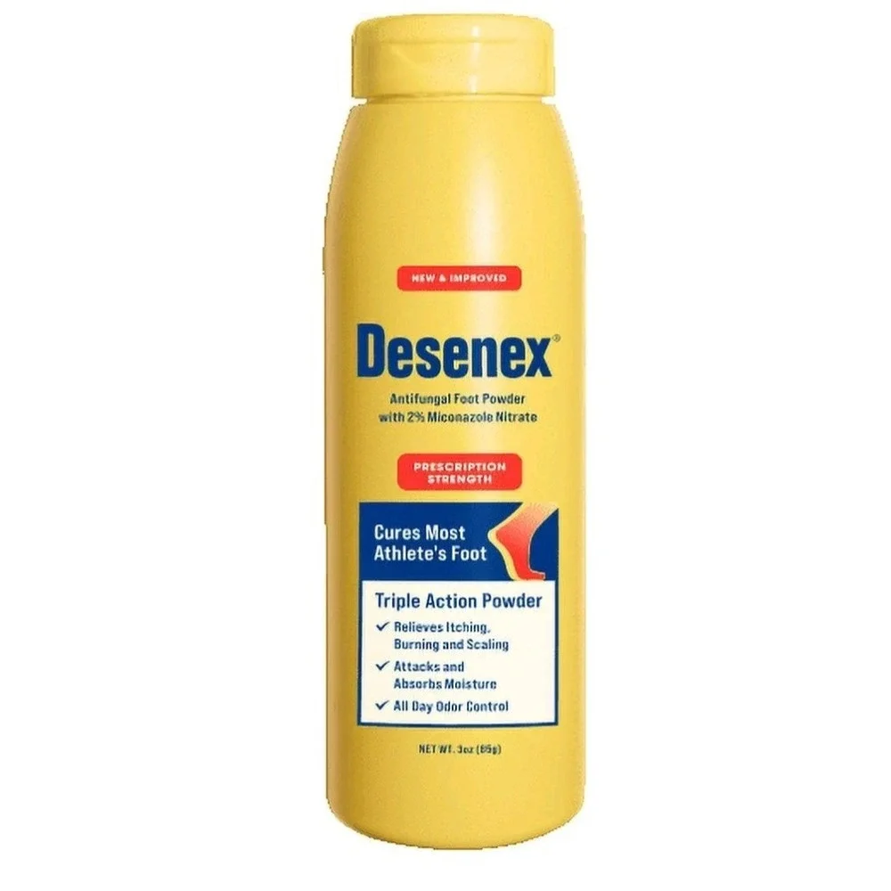 Desenex Antifungal Foot Powder 3oz 2% Miconazole Nitrate Athlete's Foot Relief